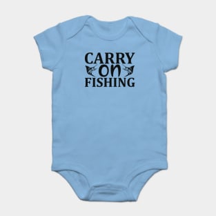 carry on fishing Baby Bodysuit